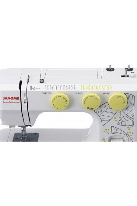 Швейная машина Janome EQ25 (белый/желтый) 5