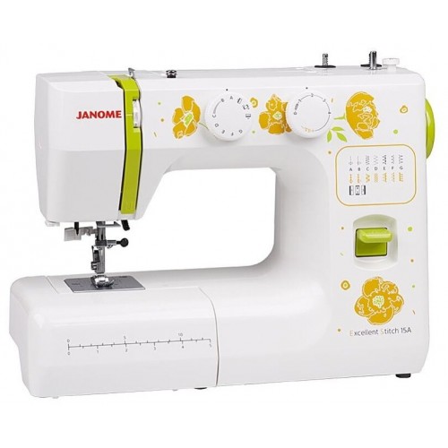 Швейная машина Janome Excellent Stitch 15A (белый) 