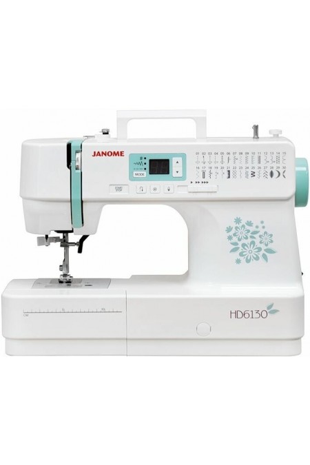 Швейная машина Janome HD6130 (белый/голубой) 