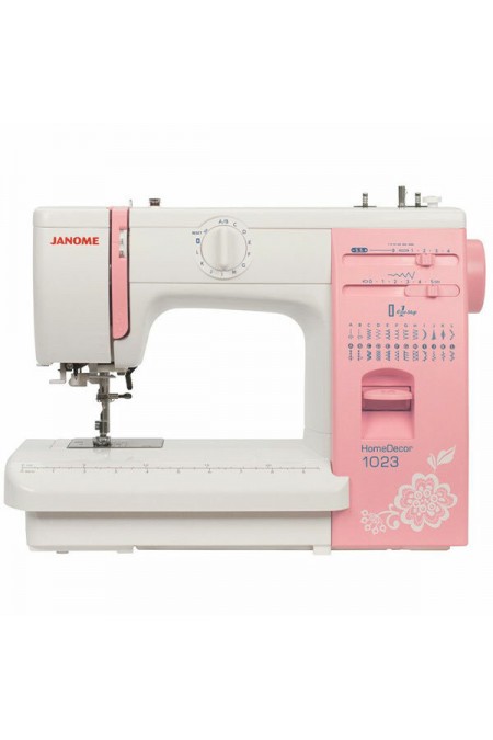 Швейная машина Janome HomeDecor 1023 (белый/розовый) 
