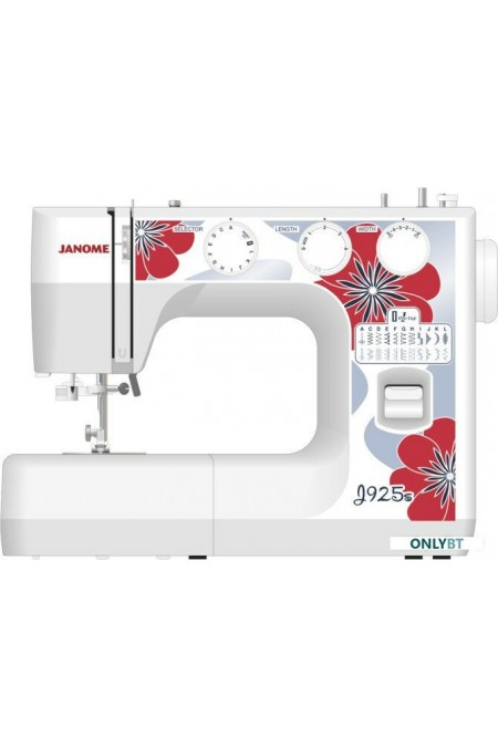 Швейная машина Janome J925s (белый/красный) 