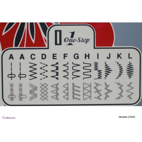 Швейная машина Janome J925s (белый/красный) 7