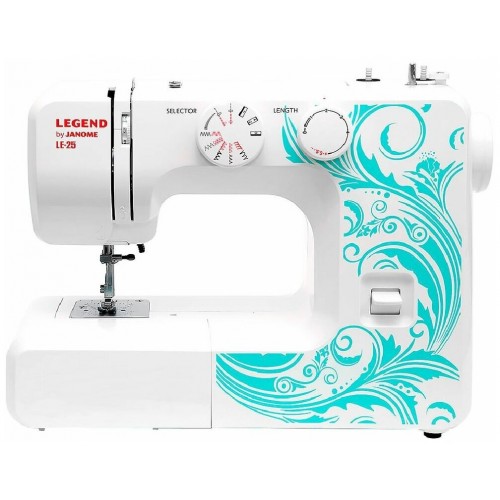 Швейная машина Janome Legend LE 25 (белый/голубой) 