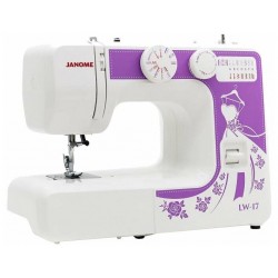 Швейная машина Janome LW-17 (белый/фиолетовый)