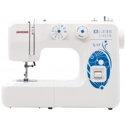 Швейная машина Janome S-17 (белый/голубой)