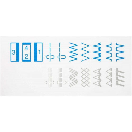 Швейная машина Janome S-17 (белый/голубой) 3