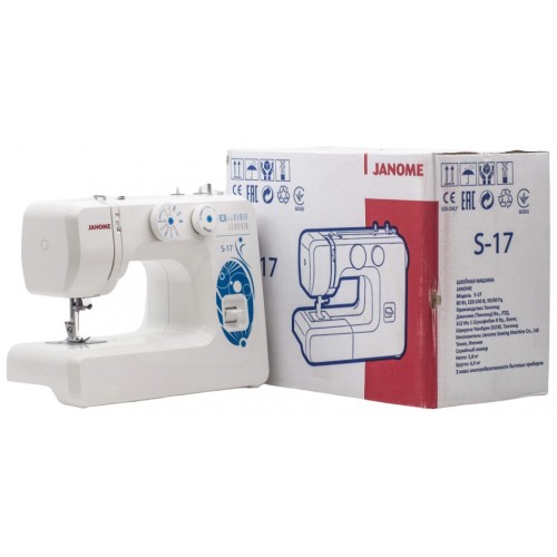 Швейная машина Janome S-17 (белый/голубой) 5