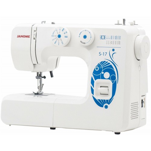 Швейная машина Janome S-17 (белый/голубой) 7