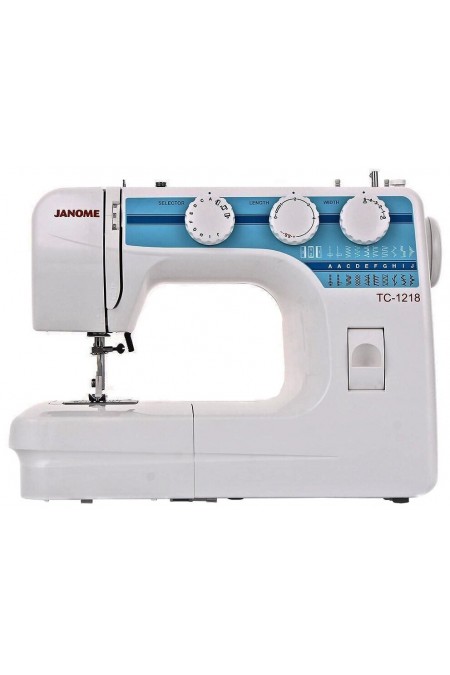 Швейная машина Janome TC 1218 (белый/голубой) 