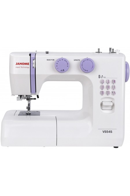 Швейная машина Janome VS 54S (белый/сиреневый) 