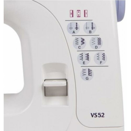 Швейная машина Janome VS52 (белый/сиреневый) 6