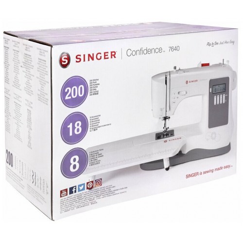 Швейная машина Singer Confidence 7640 Q (белый/серый) 6