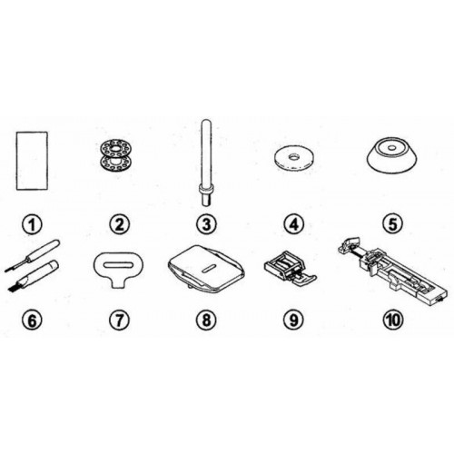 Швейная машина Singer Starlet 6680 (белый/фиолетовый) 9