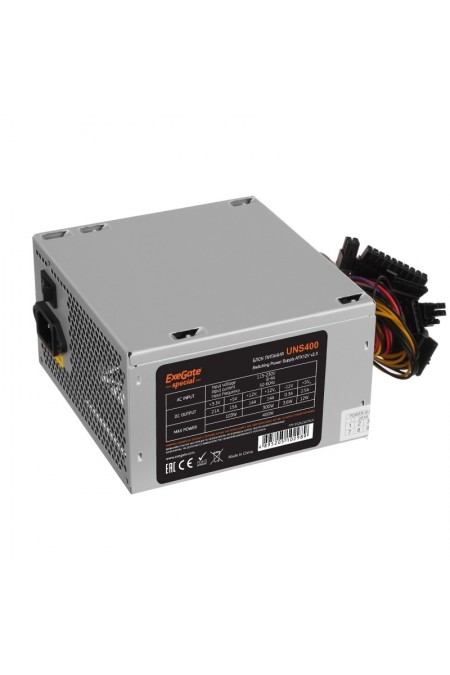 Блок питания ExeGate UNS400 400W (ES261567RUS) (серый) 1