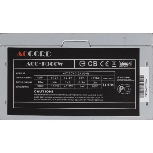 Блок питания ACCORD ACC-P300W 300W (серый) 8