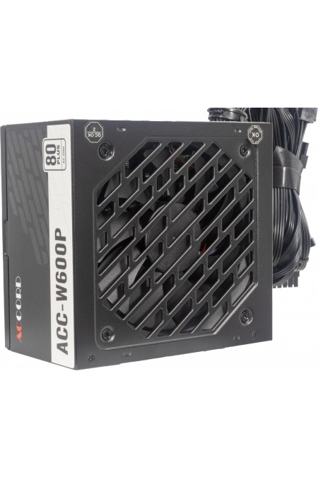Блок питания Accord ATX ACC-W600P 80 PLUS WHITE 600W (черный) 1