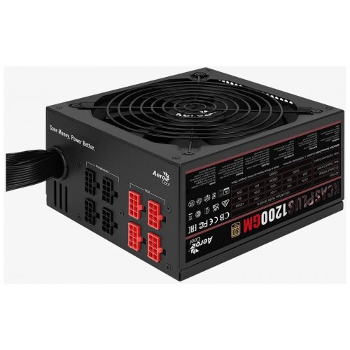 Блок питания Aerocool ATX 1200W KCAS PLUS 1200GM V2 (ACPG-KPK2FEC.12) (черный) 6