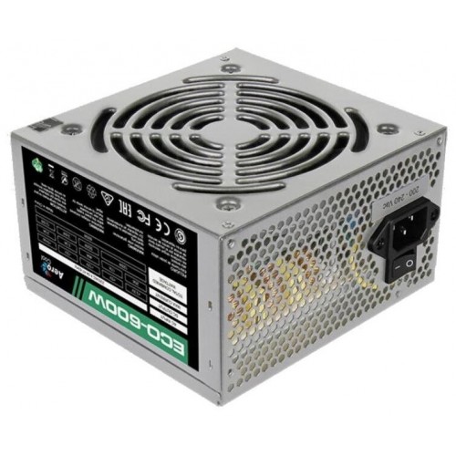 Блок питания AeroCool Eco 600W (серый) 