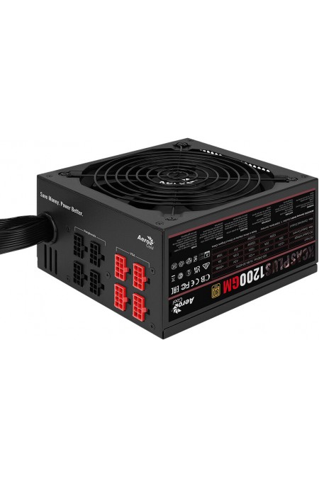 Блок питания AeroCool KCAS PLUS 1200GM 1200W (черный) 1