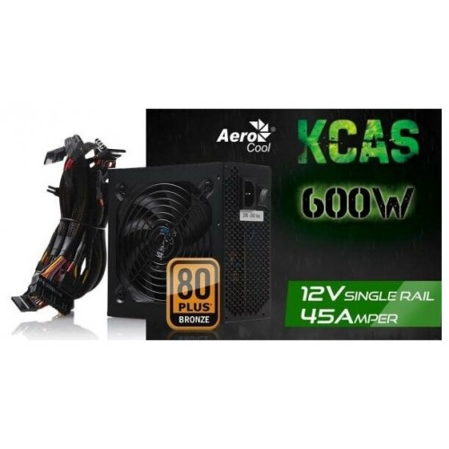 Блок питания AeroCool KCAS PLUS 600W (черный) 5