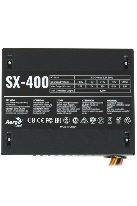 Блок питания AeroCool SX-400 400W (черный) 4