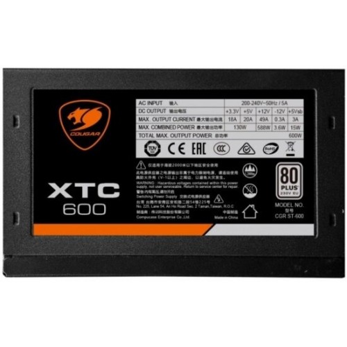 Блок питания COUGAR XTC600 600W OEM (черный) 2