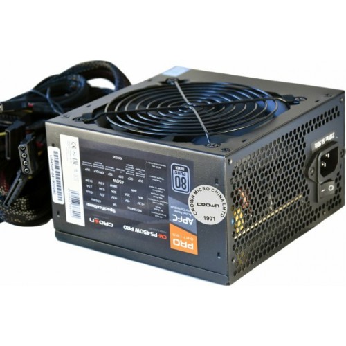 Блок питания CROWN MICRO CM-PS450W PRO 80 PLUS BOX (черный) 2