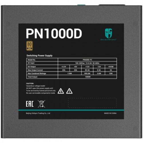 Блок питания Deepcool GAMERSTORM PN1000D (черный) 8