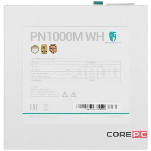 Блок питания Deepcool GAMERSTORM PN1000M WH (белый) 4
