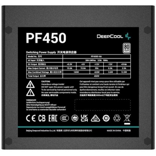 Блок питания Deepcool PF450 (черный) 3