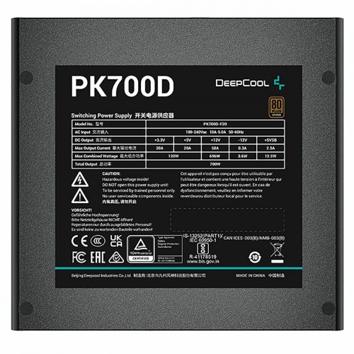 Блок питания Deepcool PK700D (R-PK700D-FA0B-WGEU) (черный) 4