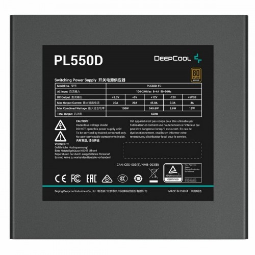 Блок питания Deepcool PL550D (R-PL550D-FC0B-WDEU-V2) (черный) 2