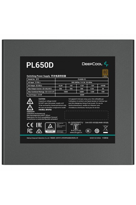 Блок питания Deepcool PL650D 650W RET (черный) 1