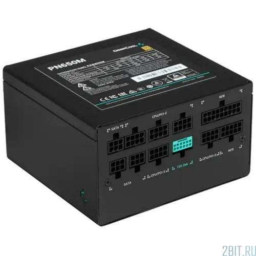 Блок питания Deepcool PN650M (R-PN650M-FC0B-EU) (черный) 1