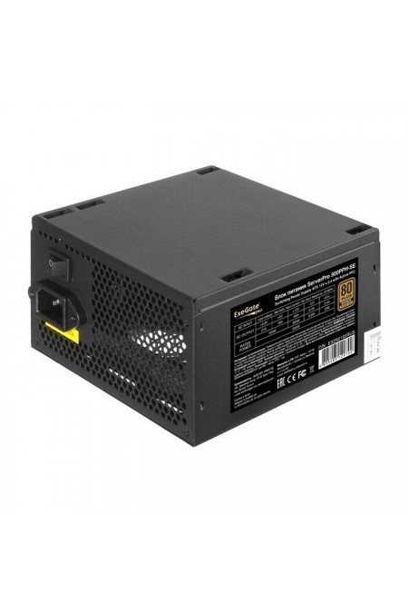 Блок питания для сервера ExeGate ServerPRO 80 PLUS Bronze 500PPH-SE 500W (EX292195RUS) (черный) 