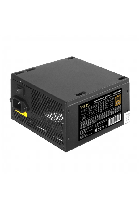 Блок питания для сервера ExeGate ServerPRO 80 PLUS Bronze 600PPH-SE 600W (EX292204RUS) (черный) 