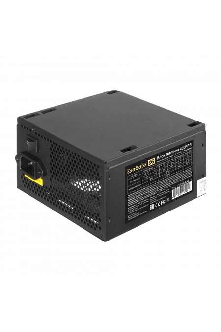 Блок питания ExeGate 450PPE 450W (EX260640RUS-PC) (черный) 1