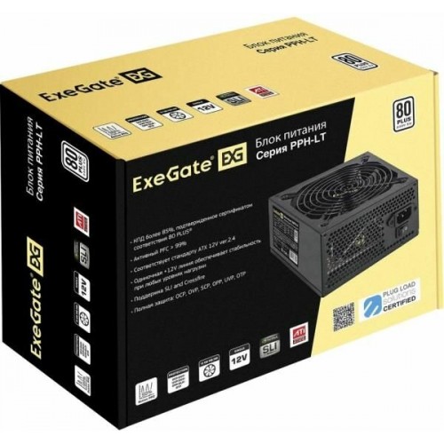 Блок питания ExeGate 500PPH-LT 500W (EX282040RUS-OEM) (черный) 4