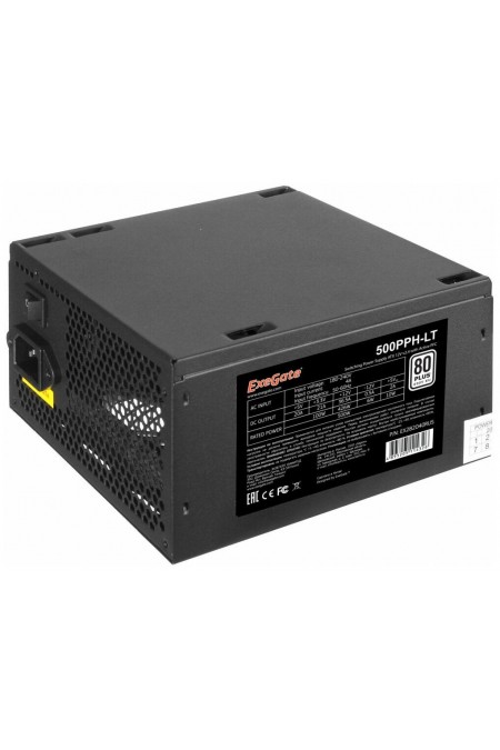 Блок питания ExeGate 500PPH-LT-S RTL 500W (EX282040RUS-S) (черный) 