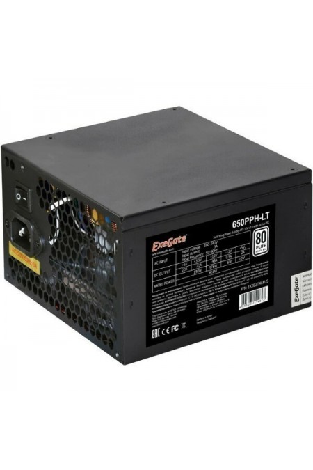 Блок питания ExeGate 650PPH-LT-S-OEM (EX282046RUS-OEM-S) (черный) 