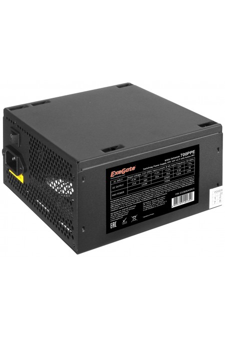 Блок питания ExeGate 700PPE (EX284730RUS) 700W (черный) 1