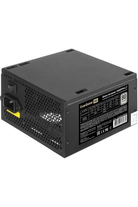 Блок питания ExeGate 80 PLUS 1000PPH-LT-OEM 1000W (EX292146RUS-OEM-S) (черный) 