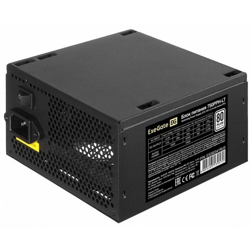 Блок питания ExeGate 80 PLUS 750PPH-LT 750W (EX292341RUS) (черный) 