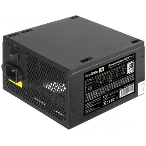 Блок питания ExeGate 80 PLUS 800PPH-LT-OEM 800W (EX292152RUS-OEM-S) (черный) 