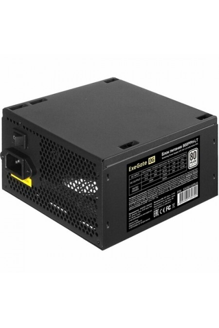 Блок питания ExeGate 80 PLUS 800PPH-LT800W (EX292152RUS-S) (черный) 