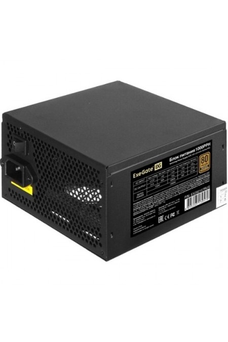 Блок питания ExeGate 80 PLUS Bronze 1000PPH 1000W (EX292157RUS) (черный) 