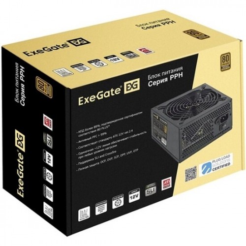 Блок питания ExeGate 80 PLUS Bronze 400PPH (EX292159RUS) 400W (черный) 1