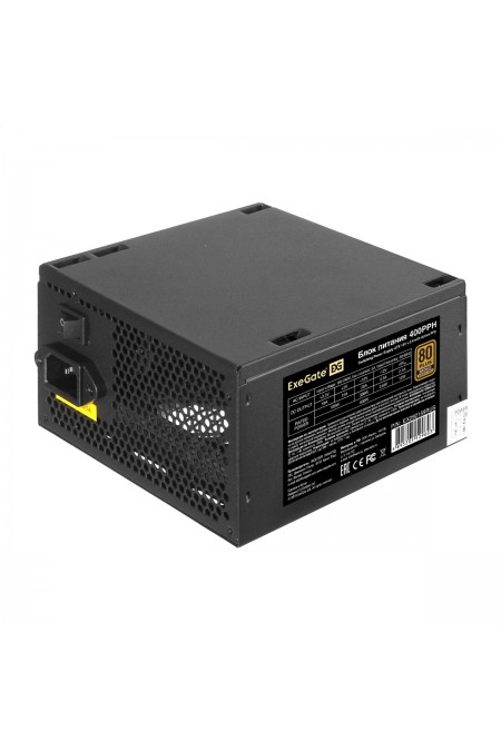 Блок питания ExeGate 80 PLUS Bronze 400PPH-OEM (EX292159RUS-OEM) (черный) 