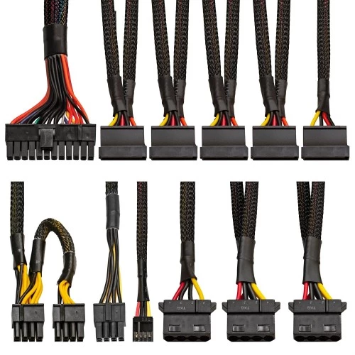 Блок питания ExeGate 80 PLUS Bronze 500W (500PPH-S-OEM) (черный) 2