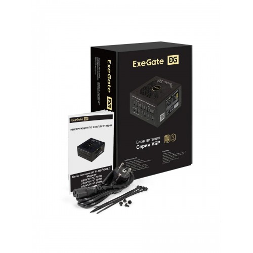 Блок питания ExeGate 80 PLUS GOLD 850VSP FС 850W (EX297233RUS) (черный) 